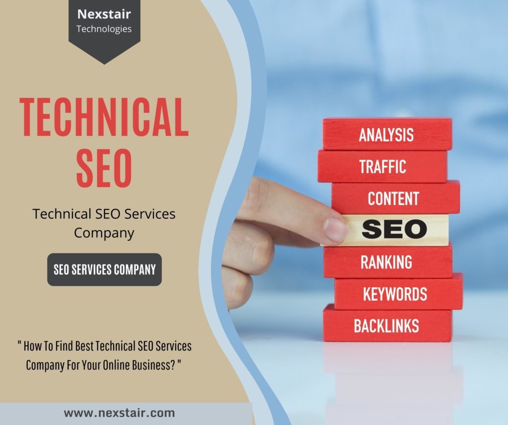 Technical SEO services by Nexstair